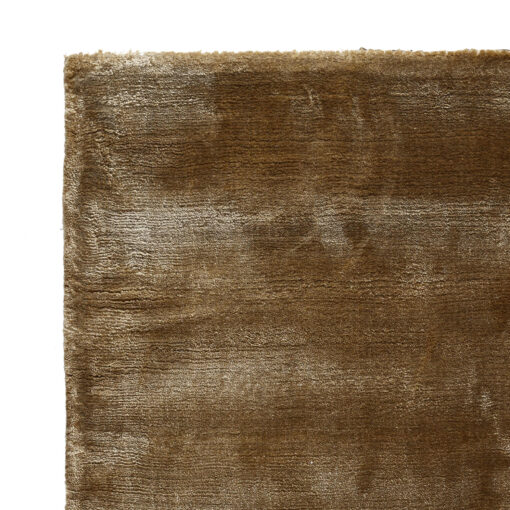 flavia brown viscose handwoven carpet xl