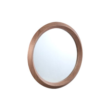 nibbi natural wooden veneer mirror twist frame