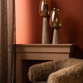 berdand beige floor stormlight luster glass cone l