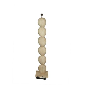 kodey natural mango wood floor lamp base