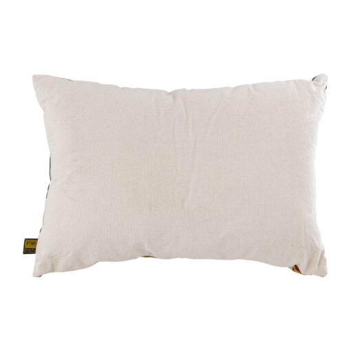 helenor natural rectangle cotton cushion flowers (set of 4)