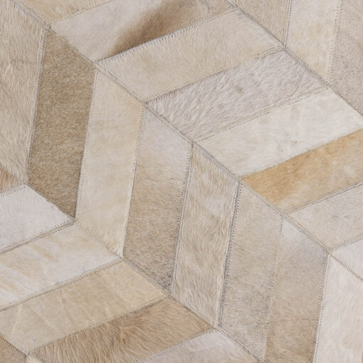 joanne beige cowhair patchwork carpet oval s