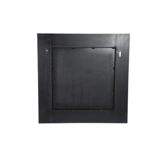 gezzy natural wood veneer mirror curl frame square