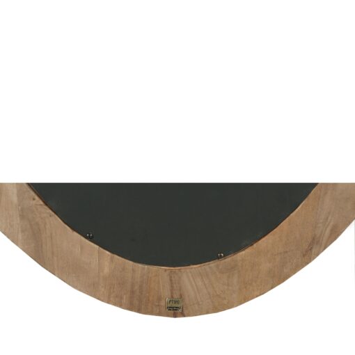 noam brown mango wood oval mirror