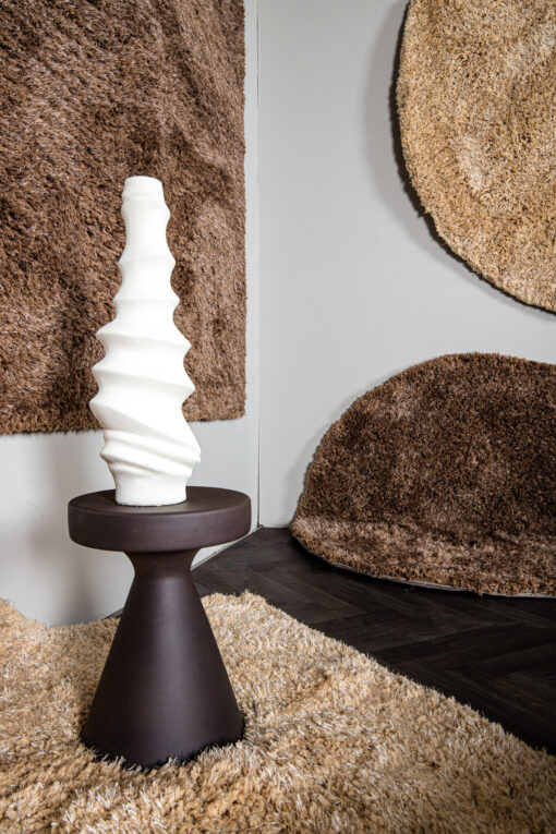 jups brown fabric handwoven carpet s