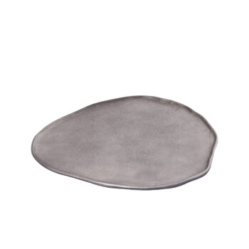 kora silver casted alu organic shaped bowl l
