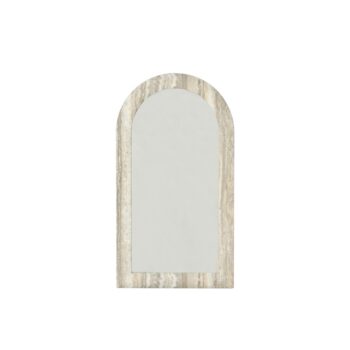 - Spiegel Calvo grey faux travertine