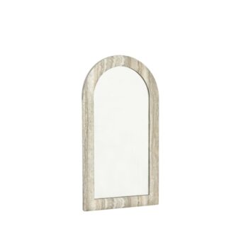 - Spiegel Calvo grey faux travertine