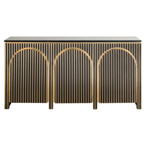 - Dressoir Les Arcs brushed gold