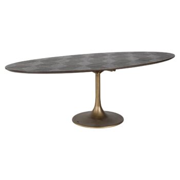 - Eettafel Luxor brown oval 230