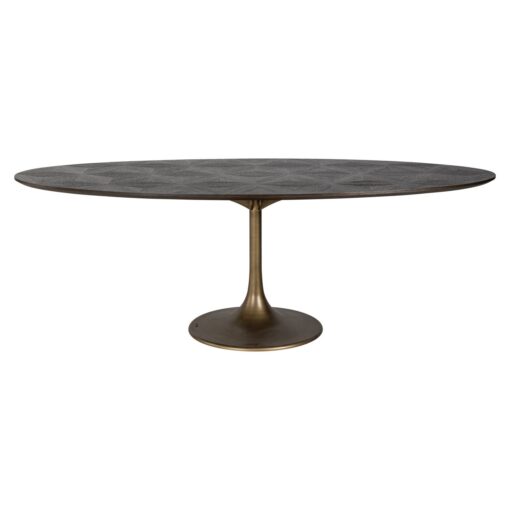 - Eettafel Luxor brown oval 230