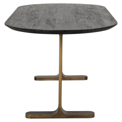 - Eettafel Revelin black/gold 200