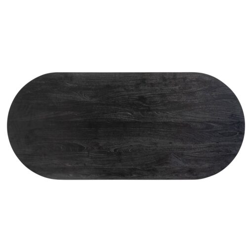 - Eettafel Revelin black/gold 200