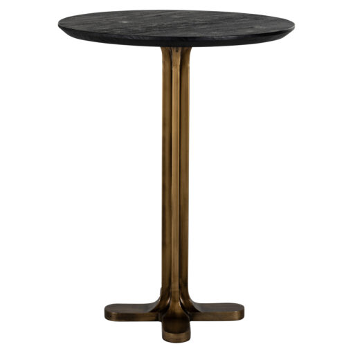 - Eettafel Revelin black/gold 81Ø