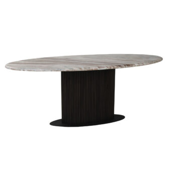 - Eettafel Rasford Blush beige oval 200