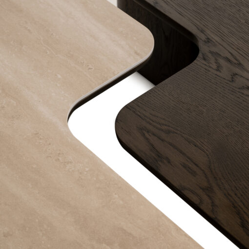 Richmond Interiors - Salontafel Nando brown (Set of 2) - Afbeelding 18