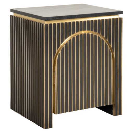 - Nachtkastje Les Arcs brushed gold