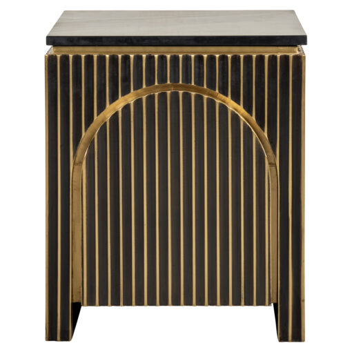 - Nachtkastje Les Arcs brushed gold