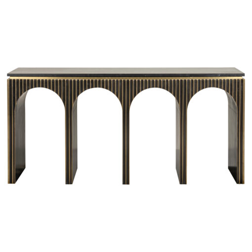 - Console Les Arcs brushed gold