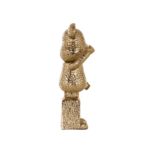 - Decoratief object Bear gold standing