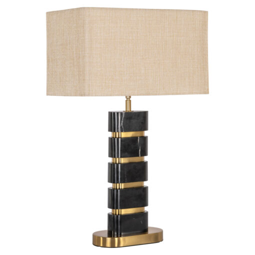 - Tafellamp Levina black/gold