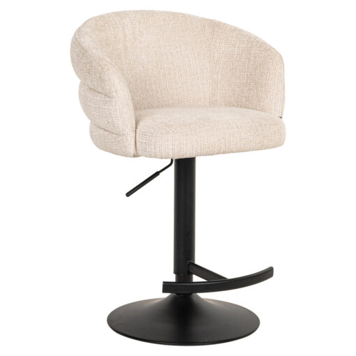 - Barstoel Nikki niagara beige swivel fire retardant