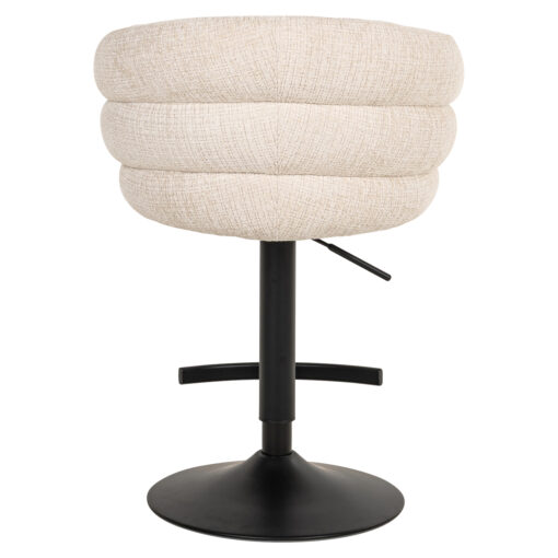 Richmond Interiors - Barstoel Nikki niagara beige swivel fire retardant - Afbeelding 32