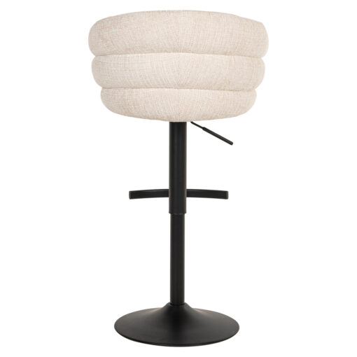 Richmond Interiors - Barstoel Nikki niagara beige swivel fire retardant - Afbeelding 36