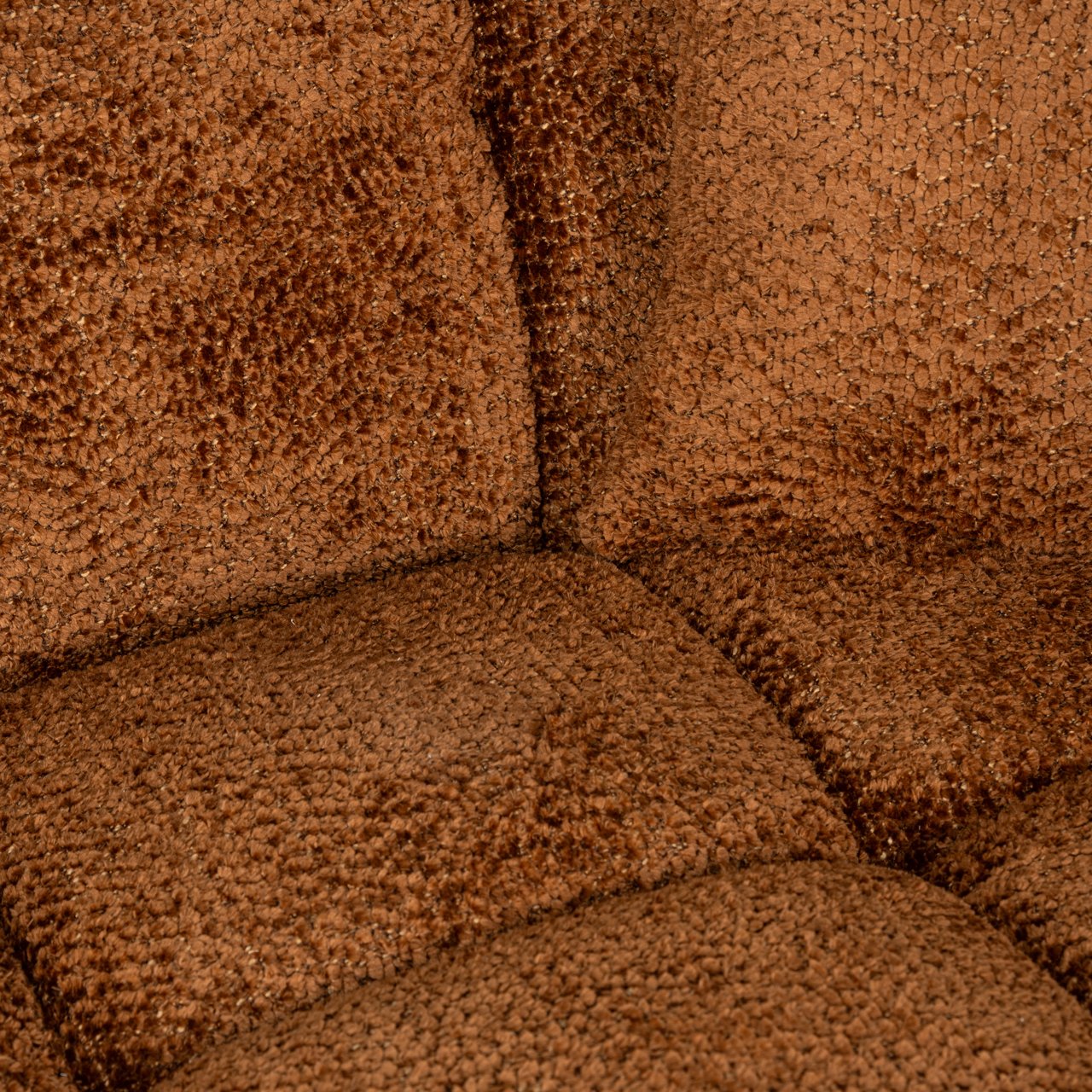 - Bank Cube lovely cinnamon 3-seater + lounge left