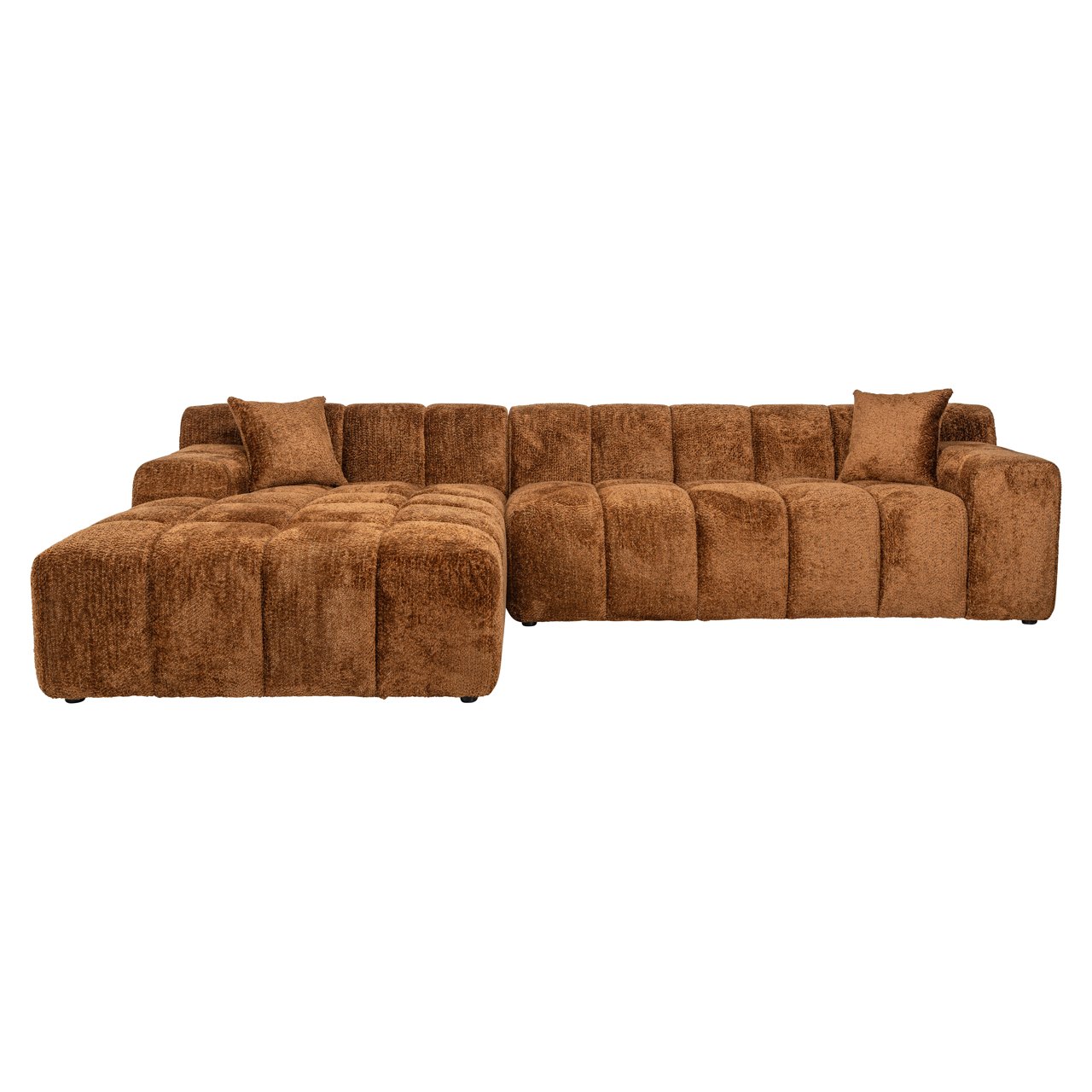 - Bank Cube lovely cinnamon 3-seater + lounge left