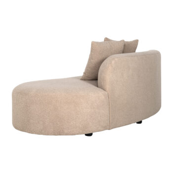 - Bank Grayson sand furry ottoman right fully upholstered