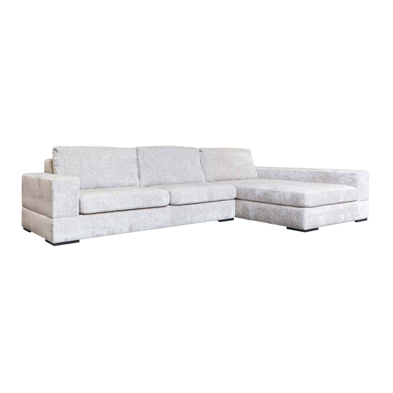 - Bank Pasha pearl island 3-seater + lounge right fully upholstered