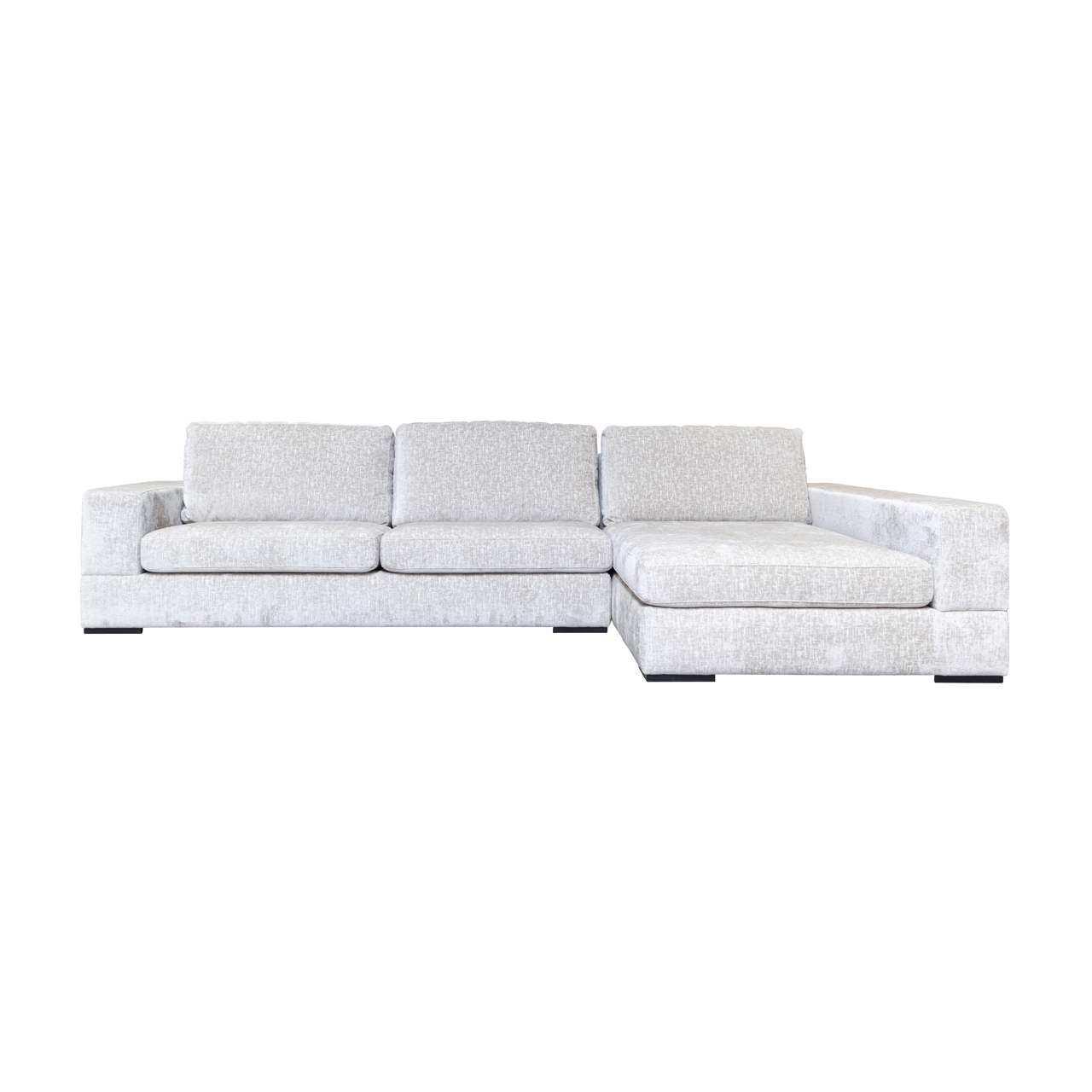 - Bank Pasha pearl island 3-seater + lounge right fully upholstered