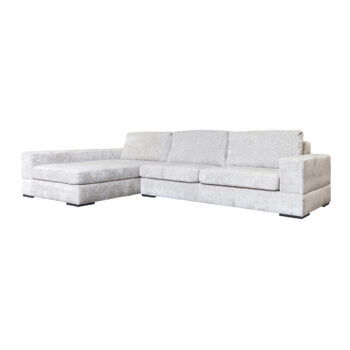 - Bank Pasha pearl island 3-seater + lounge left fully upholstered