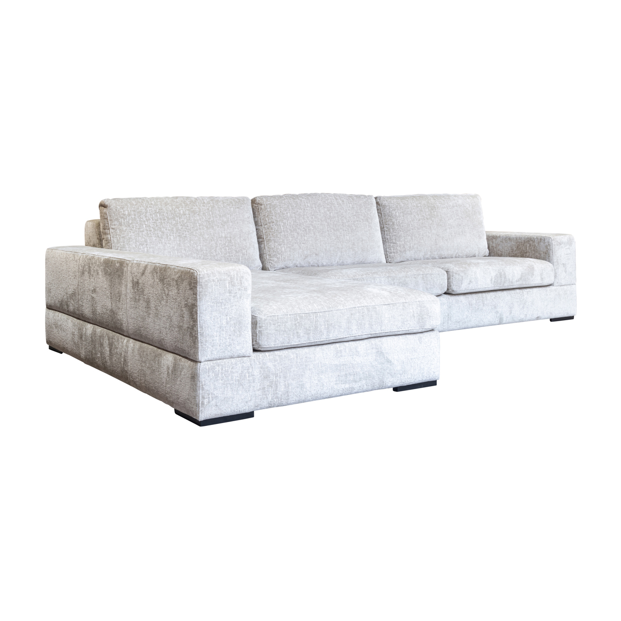 - Bank Pasha pearl island 3-seater + lounge left fully upholstered