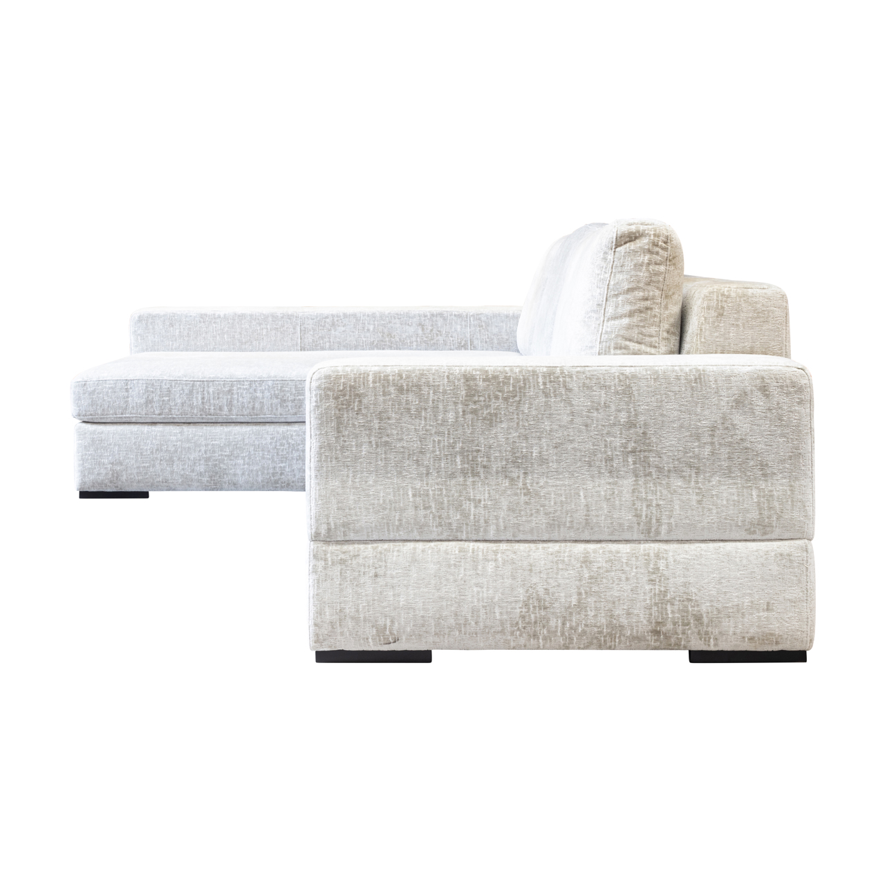 - Bank Pasha pearl island 3-seater + lounge left fully upholstered