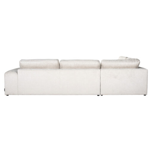 - Bank Lund cream fusion 3-seater + ottoman left