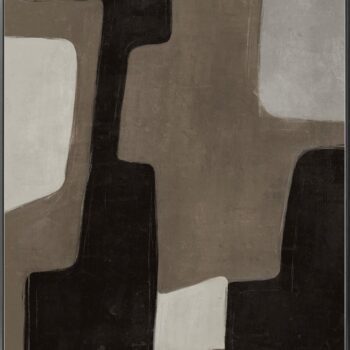 - Wall art Mirage brown left