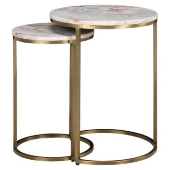 - Bijzettafel Bottega Blush beige (Set of 2)