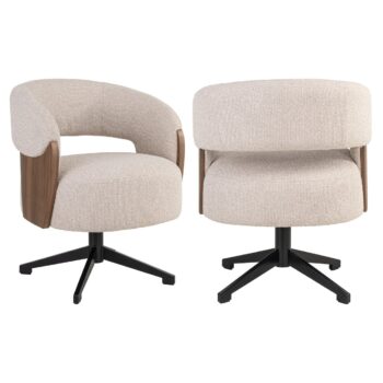 - Eetkamerstoel Pollux lodge desert walnut
