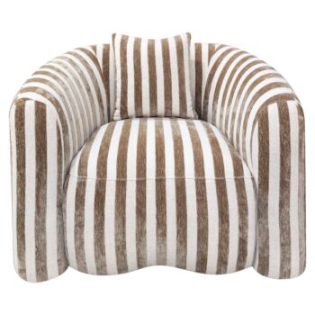 - Lounge stoel Luxandra stripes sand