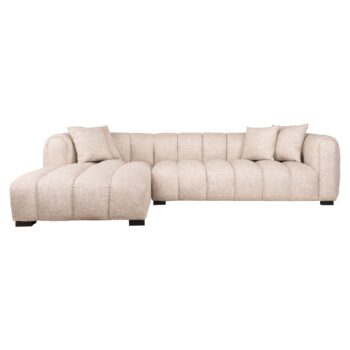 - Bank Novaro cream tweed lounge left fire retardant