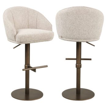 - Barstoel Beverly natural fancy swivel