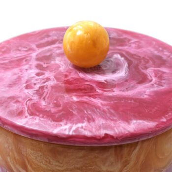 - Opbergdoos Lilybelle pink/orange storage jar large