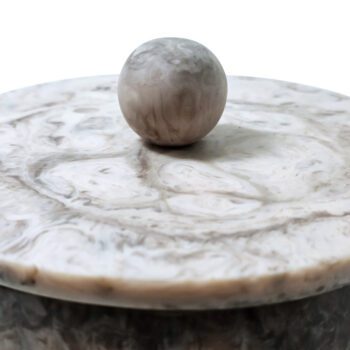 - Opbergdoos Rosaline chocolat brown storage jar large