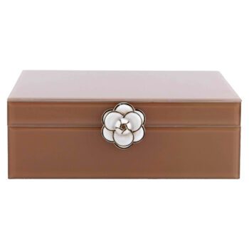 - Opbergdoos Floral brown large