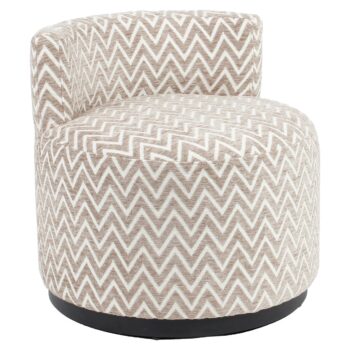 - Lounge stoel Franny sand chevron