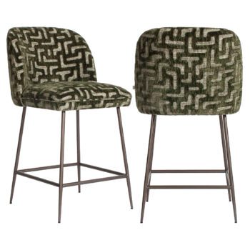 - Counterstoel Pullitzer moss labyrinth