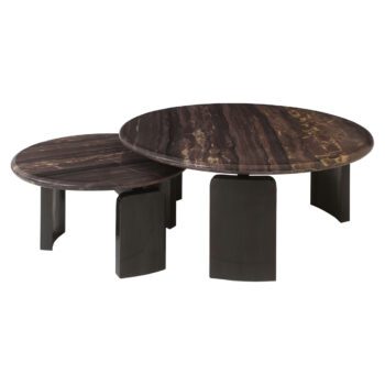 - Salontafel Menton burgundy (Set of 2)